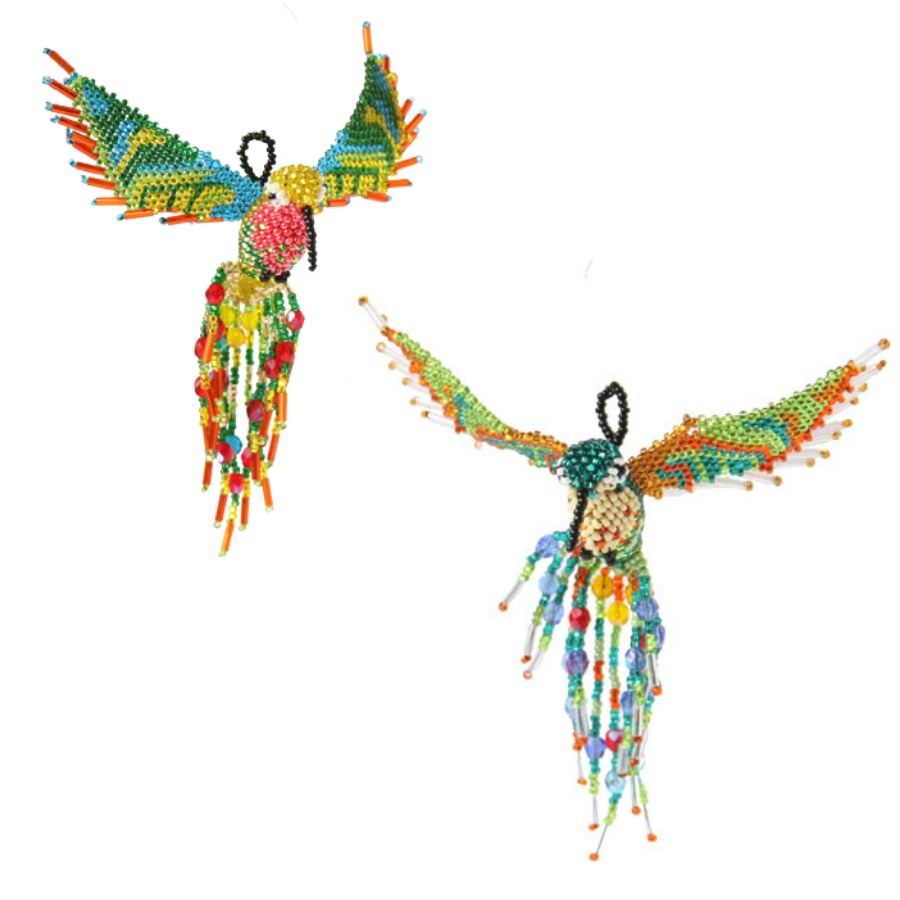 Beaded Hummingbird Ornament