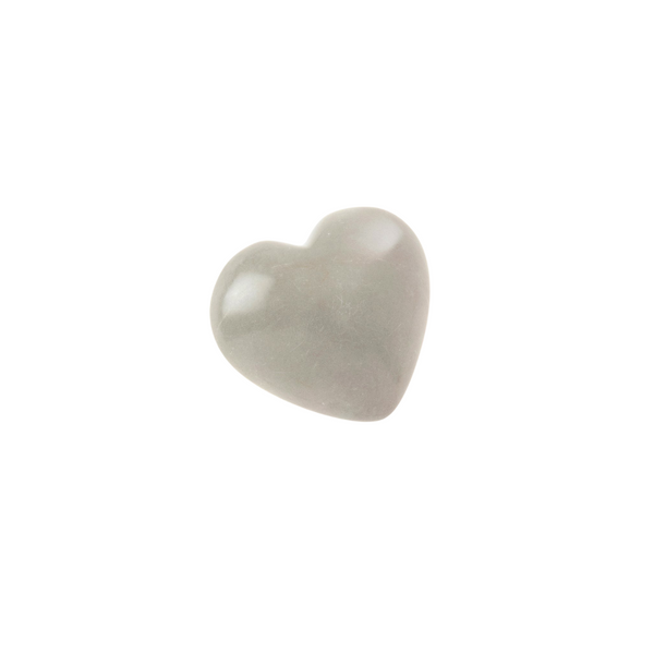 Hand-Carved Soapstone Heart - Large