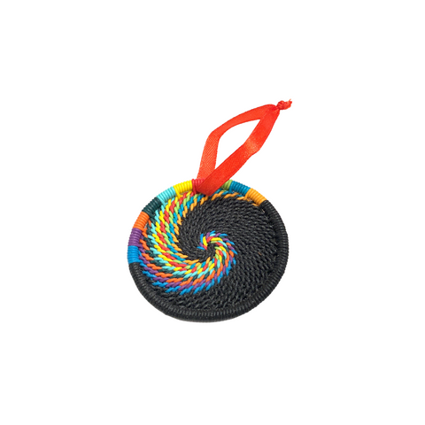 Telephone Wire Disc Ornament