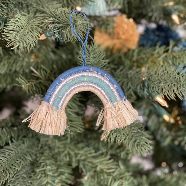 Rainbow Ornament - Blues