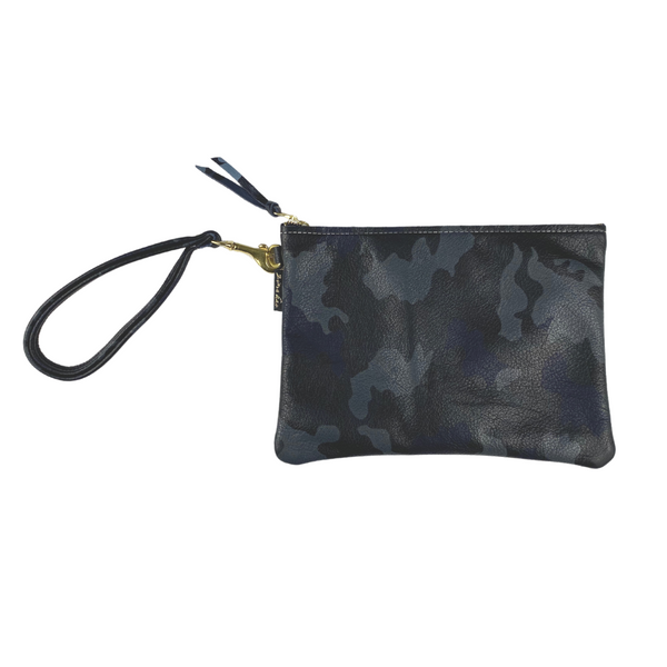 Carter Everyday Camo Leather Wristlet/Pouch