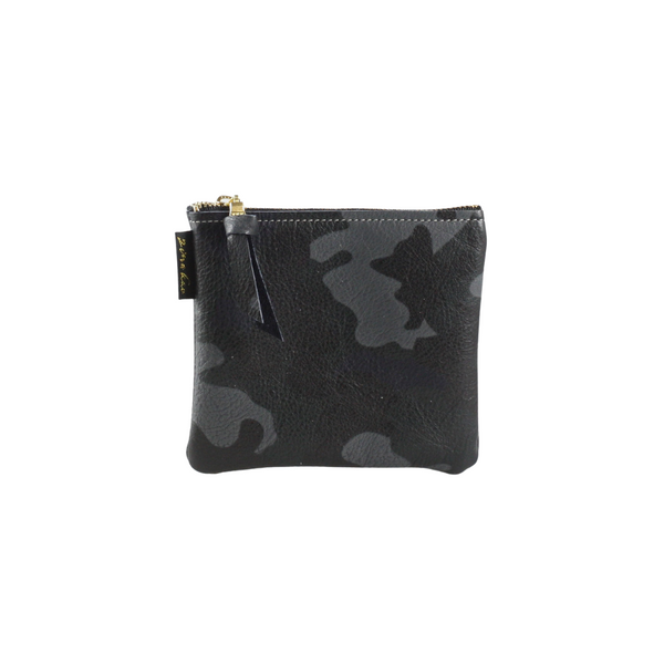 Ginger Everyday Camo Leather Pouch