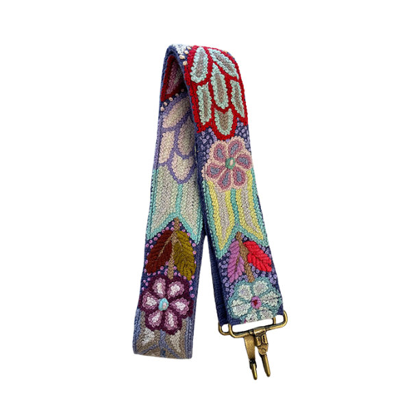 Hand-Embroidered Bag Strap - Folklorico