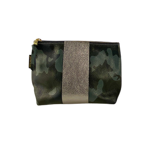 Martin Striped Leather Pouch
