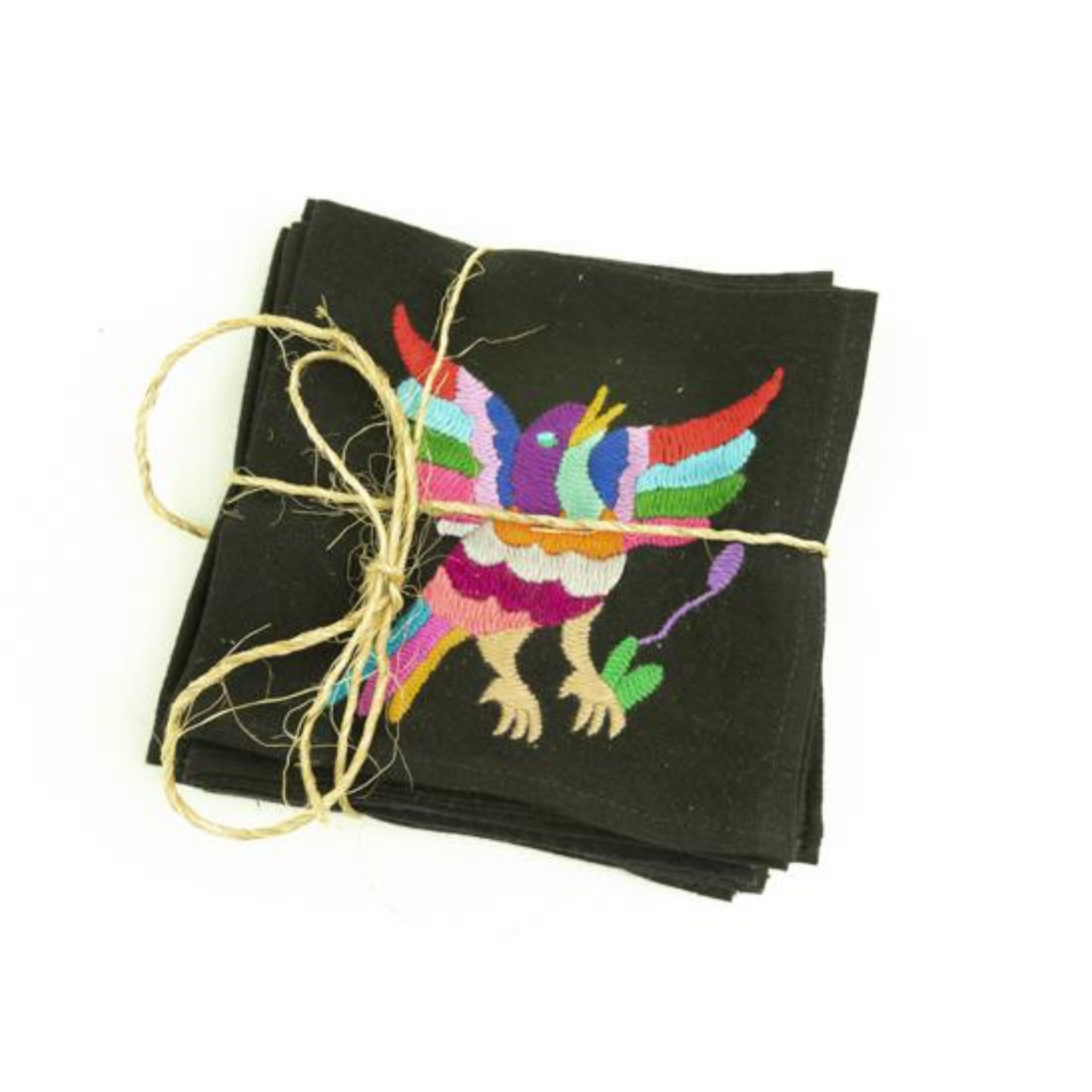 Nativa Handmade Cocktail Napkins - Set of Four - Otomi