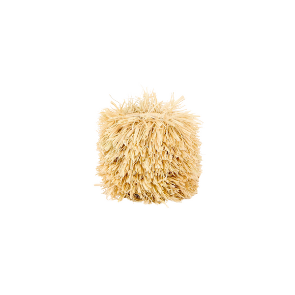 Fringed Bomba Brush Cup - Natural