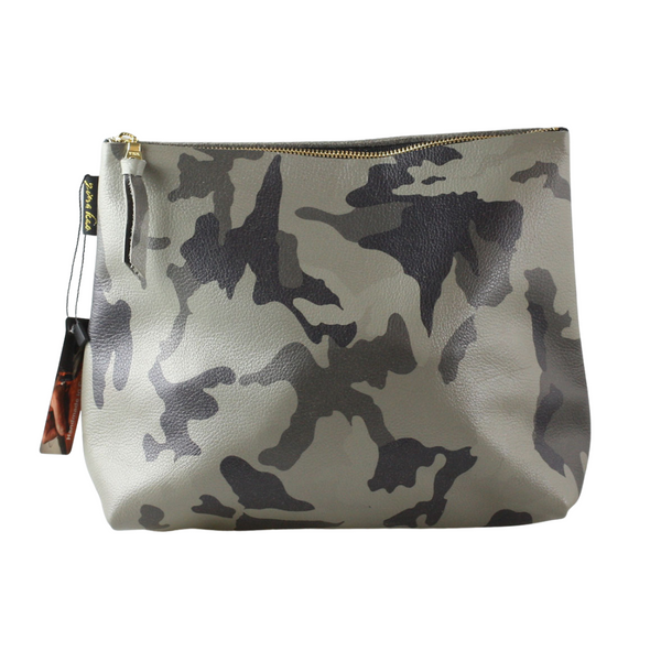 Stewart Everyday Camo Leather Pouch