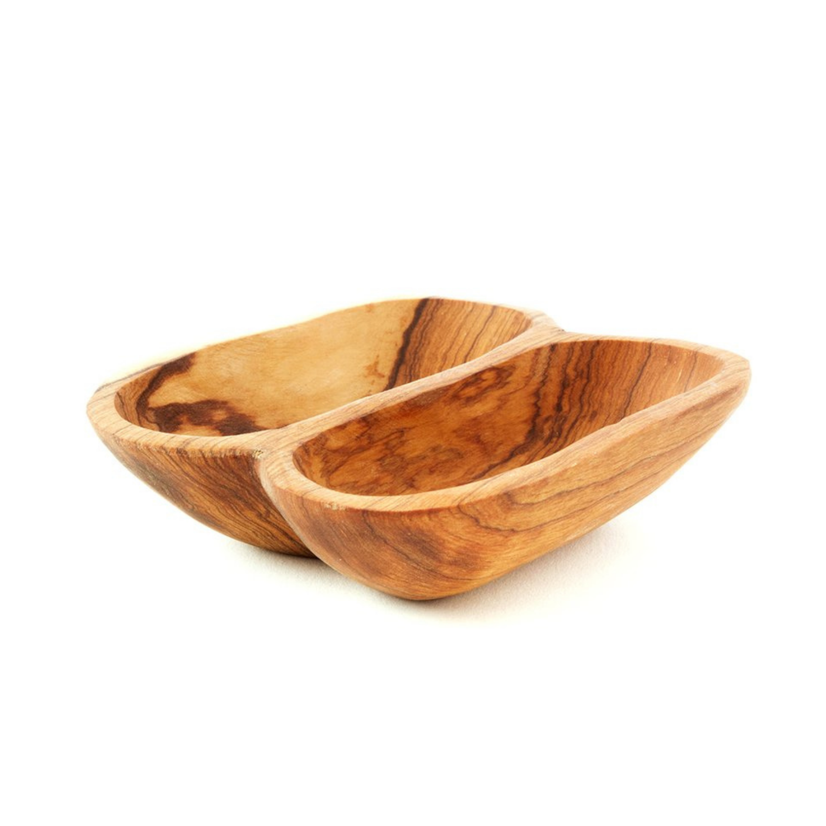 Kenyan Olivewood Side by Side Condiment Dish