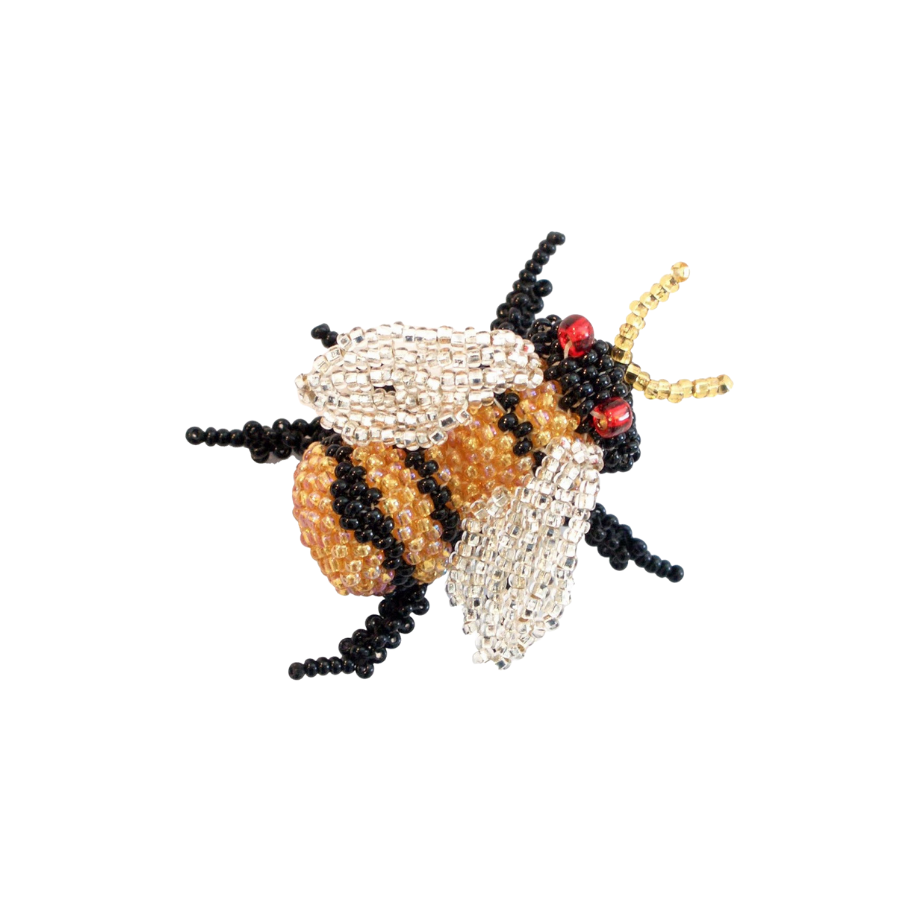 Beaded Bumblebee Ornament