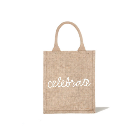 Reusable Gift Bag Tote - Medium - Celebrate