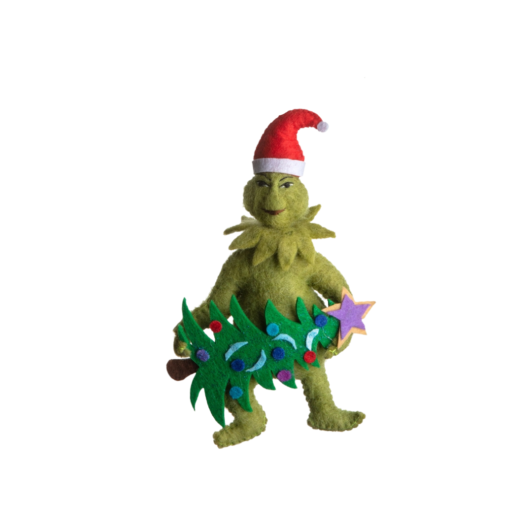 Grinch + Christmas Tree Ornament