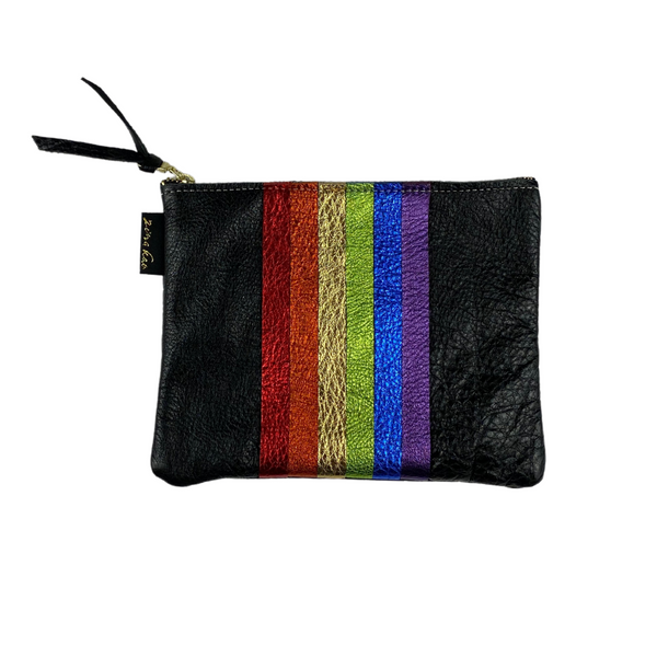 Monroe Everyday Rainbow Leather Pouch