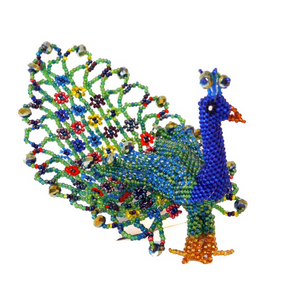 Beaded Peacock - Large