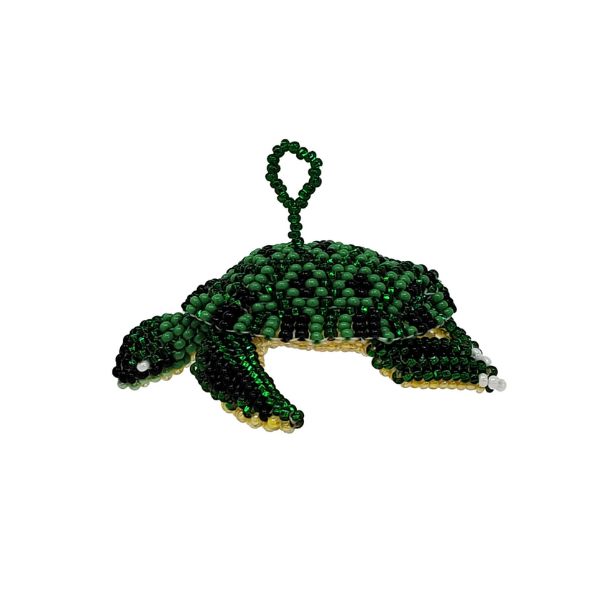 Beaded Turtle Ornament