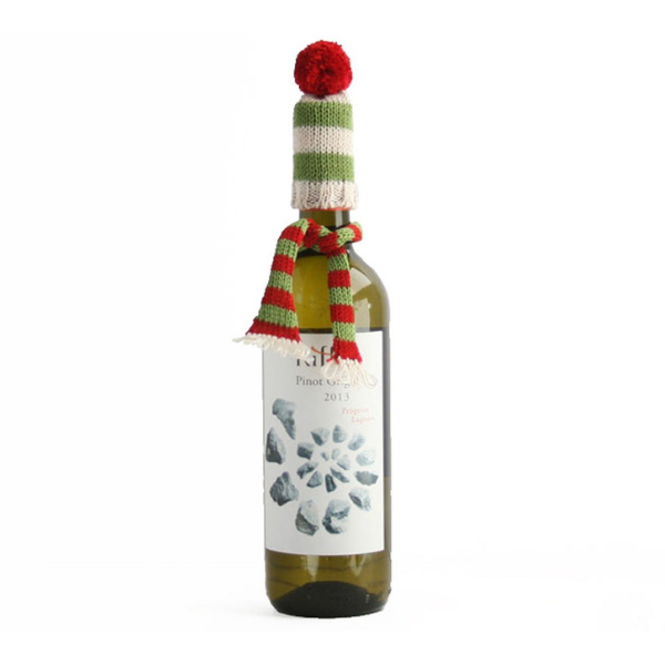 Handknit Wine Bottle Topper